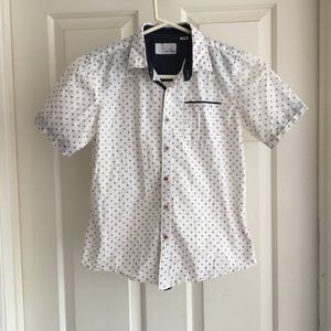 Boys Button Down Top Size 10/12